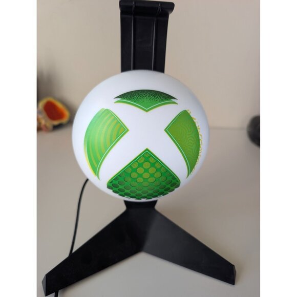 Xbox Official Head Light Gear Light Up Headphone Stand 2 Lighting Modes - Picture 5 of 6